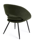 Home Hermione Boucle Chair Green | Accent Living Room Armchair