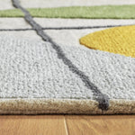 Forma Geometric Wool Flatweave Rug - 170x120cm