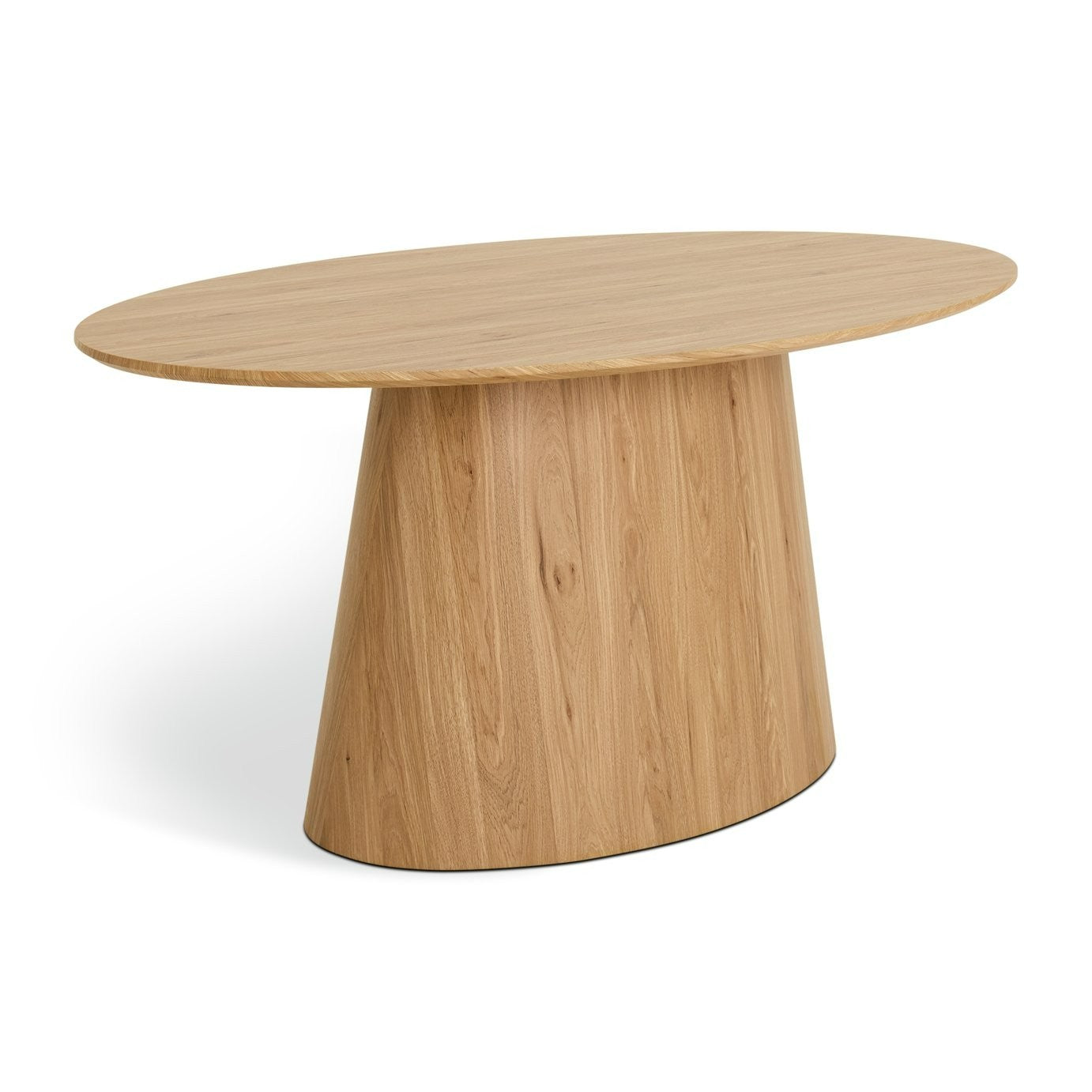 Pierce 8 Seater Dining Table - Natural | Pedestal Style Dining Table