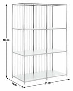 Habitat 6 Alfie Wire Shelving Unit - Black