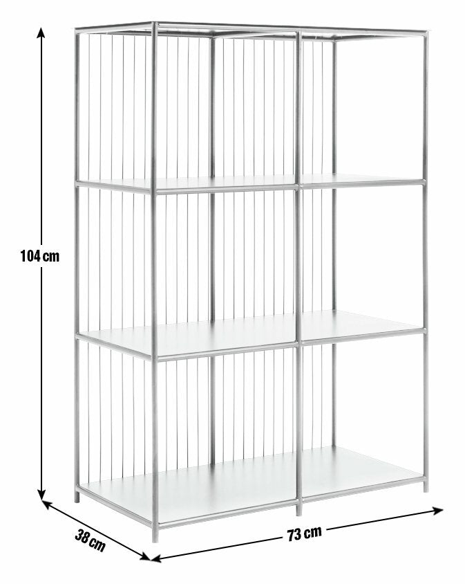 Habitat 6 Alfie Wire Shelving Unit - Black