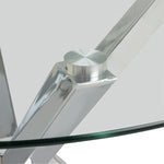 Alice 4 Seater Dining Table - Chrome