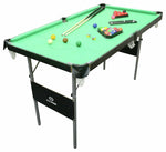 Hy-Pro 4ft 6in Folding Snooker and Pool Table | Compact Indoor Game Table Home