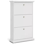 Tvilum Paris Shoe Storage Cabinet-White | Entryway Footwear Storage