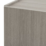 Seville 2 Door Shoe Storage Cabinet - Grey & Oak (B Grade)