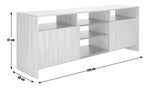 Habitat Turin 2 Door TV Unit - Black & Walnut Effect | Modern Stylish TV Stand
