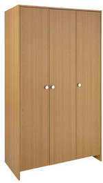 Seville 3 Door Wardrobe - Oak Effect (B Grade)