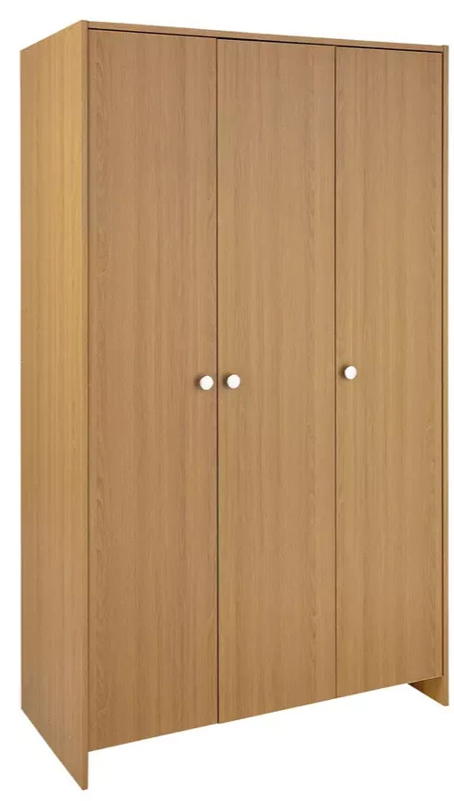 Seville 3 Door Wardrobe - Oak Effect (B Grade)