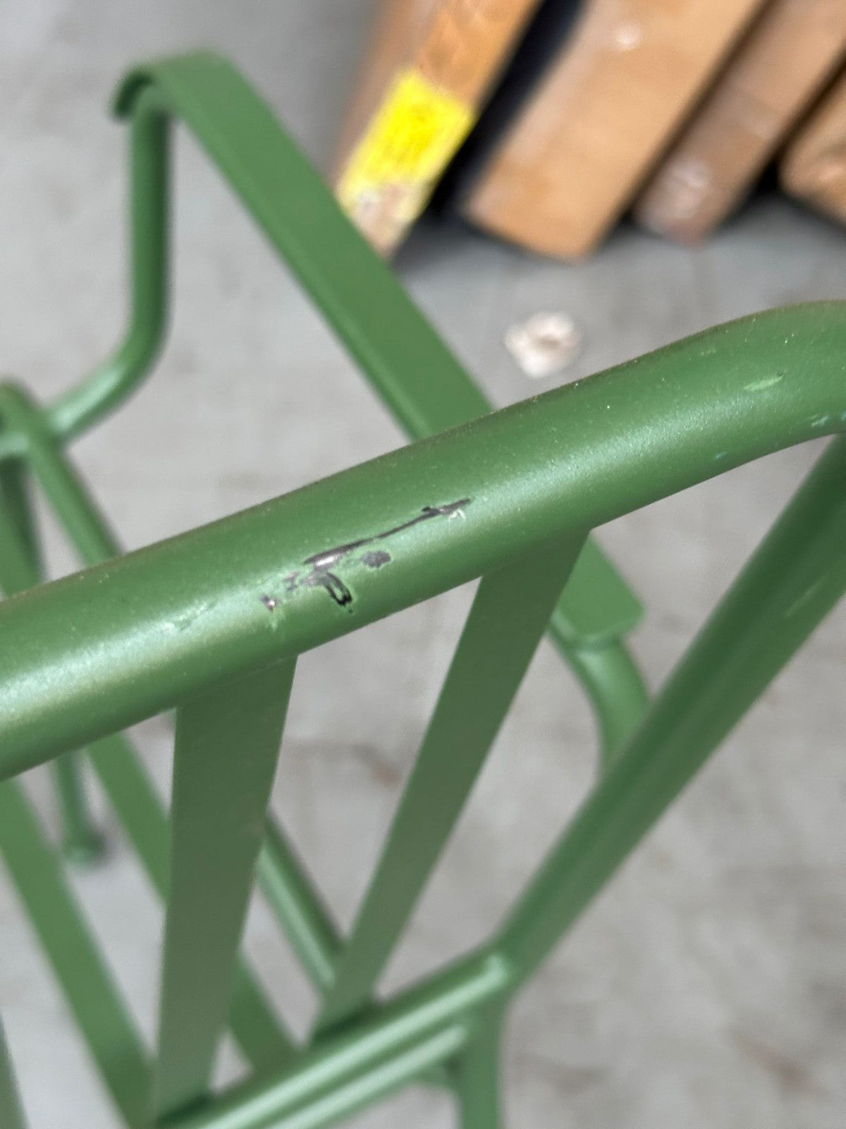 Indu 2 Seater Metal Garden Bench - Green (S)