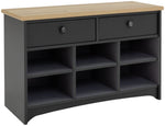 Baltimore 3 Shelf Shoe Bench - Anthracite