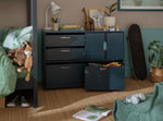 Habitat Kids Rico Double Storage Unit - Blue | Children's Bedroom Storage