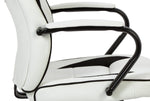 Faux Leather Mid Back Gaming Chair -White & Black | Workspace Coolness Quality