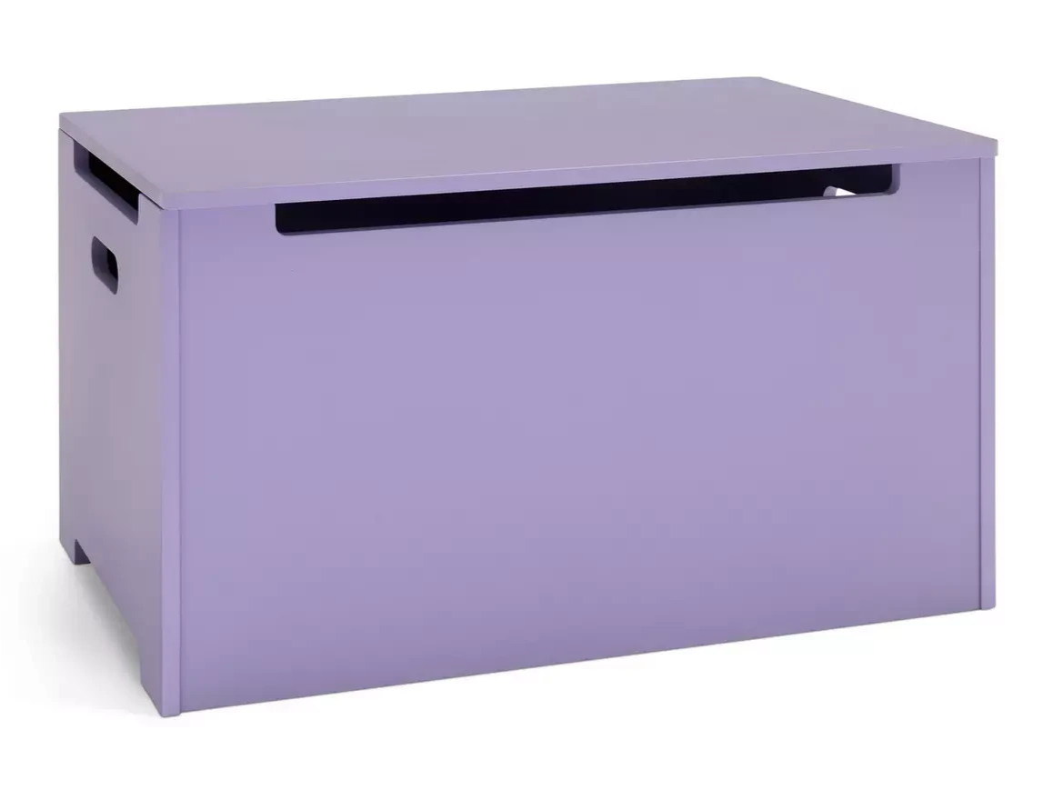 Home Kids Joni Toy Box Lilac | Children's Toy Storage Chest Bedroom Furniture