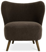 Cory Boucle Accent Chair - Brown