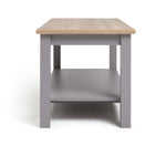 Habitat Winchester Coffee Table - Grey | Oak Effect Top, Living Room Table