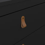 Tvilum Madrid 3 Drawer Chest - Black