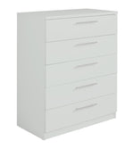 Home Brisbane 5 drawers Chest â€“ Grey