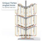 Minky Sure Dri 23m 4 Tier Heated Clothes Airer ( NO Cover )