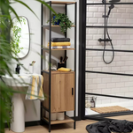 Home Loft Living Tall Boy Oak | Bedroom Tallboy Chest of Drawers Furniture