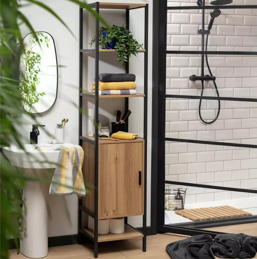 Home Loft Living Tall Boy Oak | Bedroom Tallboy Chest of Drawers Furniture