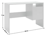 Lawson Office Desk - Grey ( B Grade 19398)