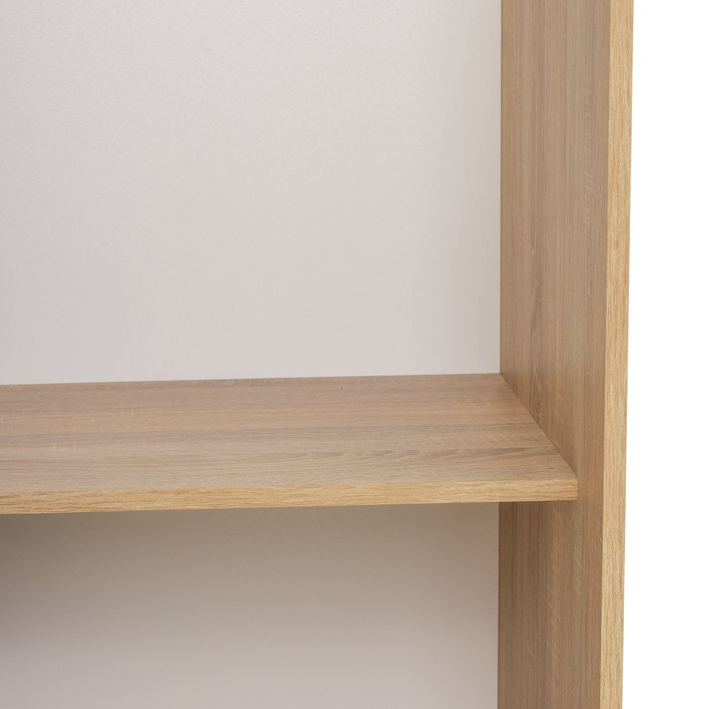 Nova 2 Door Sliding Wardrobe - Oak | Modern Bedroom Storage Cabinet Furniture