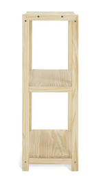 Karee 3 Shelf Shelving Unit Pine | Freestanding Storage Shelving Furniture