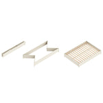 Longley Foldable Double Bed - Natural | Space-saving double bed