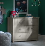 Brooklyn 4 Drawer Chest- Grey | Grey dresser