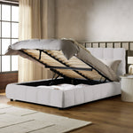 Bowie Small Double End Lift Ottoman Bed - Grey | Practical Lift Mechanism