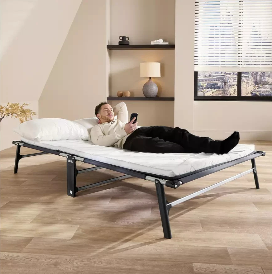 Jay-Be Compact Folding Bed with Mattress Small Double | Foldaway Guest Bed