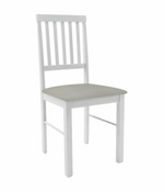 Home Solid Wood Extending Dining Table & 2 White Chairs | Modern Kitchen Set