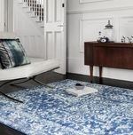 Asiatic Nova Abstract Rug 80x150cm Blue | Modern Living Room Floor Rug Carpet