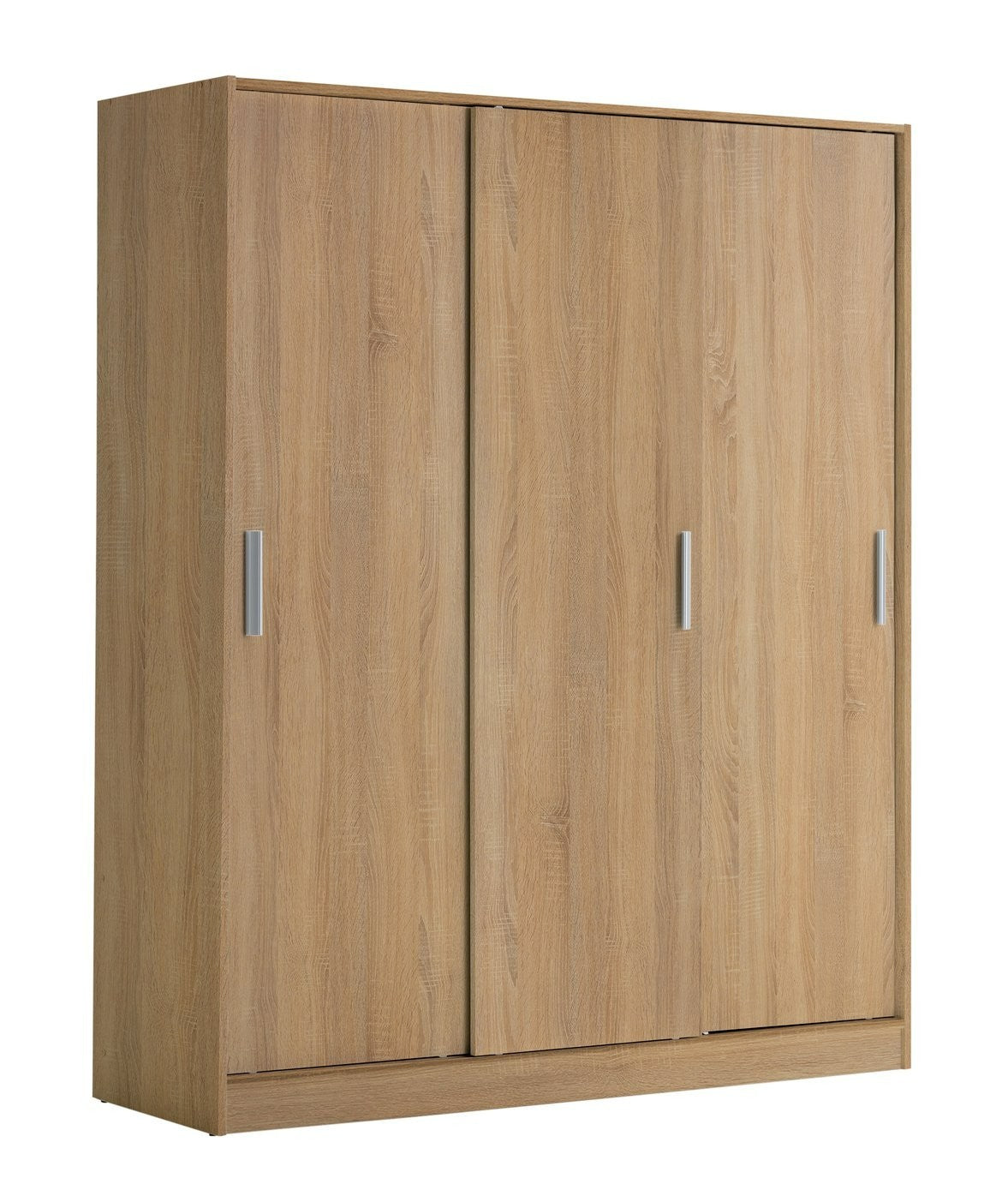 Home Nova 3 Door Sliding Wardrobe - Oak | Spacious Clothing Organization