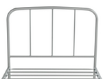Freja Single Metal Bed Frame - Silver