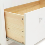 Scandinavia Kids 2 Door 1 Drawer Wardrobe - White | Storage for Clothes and Toys