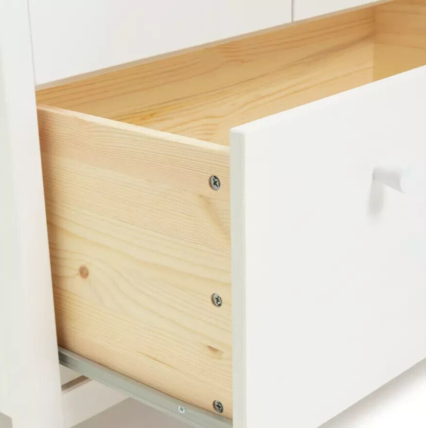 Scandinavia Kids 2 Door 1 Drawer Wardrobe - White | Storage for Clothes and Toys