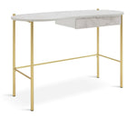 Habitat Dulcie 1 Drawer Office Desk - Marble Effect