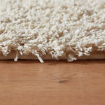 Habitat Recycled Cosy Plain Shaggy Rug - 200x290cm - Ivory