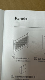Habitat Austin Small Radiator Cover - White ( B Grade )