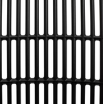 Serpa Set of 2 Plastic Garden Chairs - Black