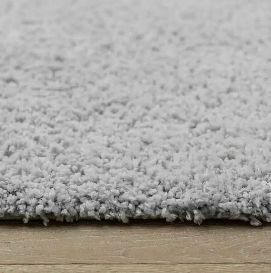 Habitat Recycled Cosy Plain Shaggy Rug - 160x230cm - Grey