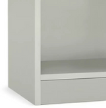 Malibu Short Wood Effect Bookcase - Grey
