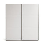 Holsted Large Sliding Wardrobe - Soft Grey | Functional Storage Solution