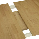 Home Chicago Extending Cream Dining Table & 6 Chairs | Large Modern Dining Room 