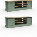 Home Winchester 2 Door TV Unit - Reed Green | modern TV unit