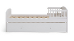 Jesse Toddler Bed With Drawer - White ( B Grade 19056 )