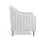 Habitat Dorian Fabric Accent Chair - Black & White