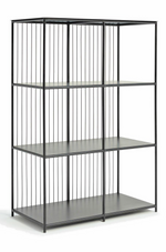 Habitat 6 Alfie Wire Shelving Unit - Black