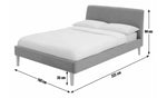 Original And Home Ren Kingsize Bed Frame Beige | Modern Bedroom Furniture